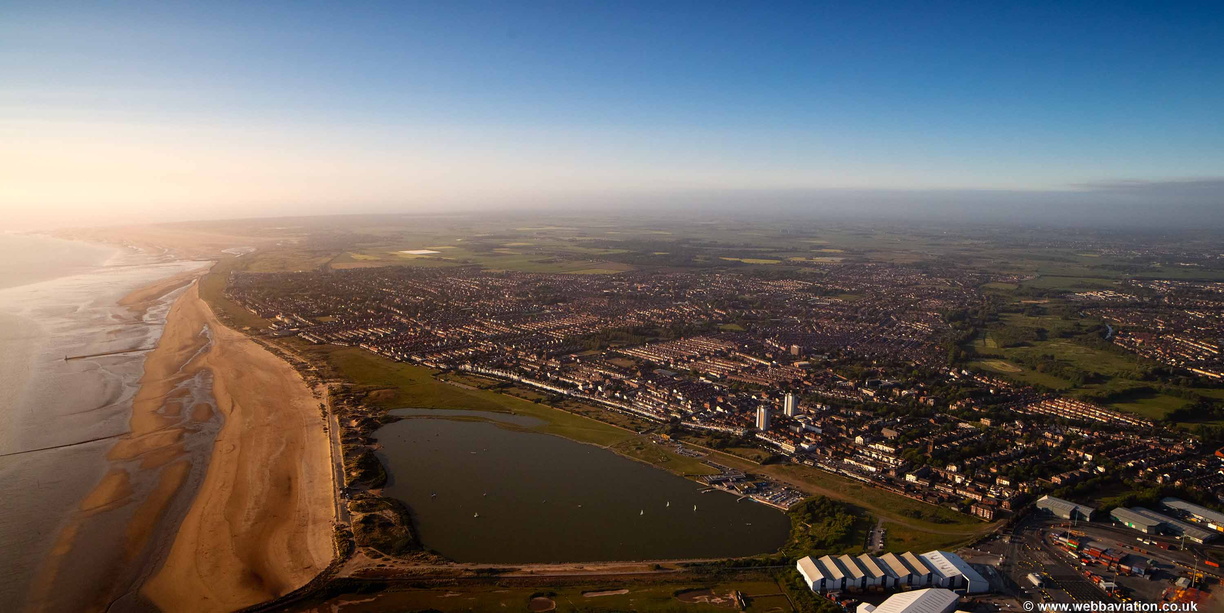 Brighton-le-Sands, Merseyside from the air
