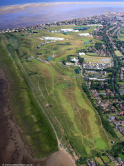 Royal Liverpool Golf Club at Hoylake aerial photo