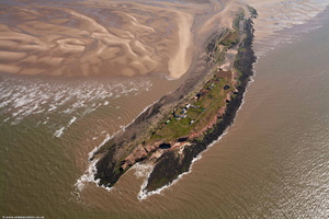 Hilbre Island Merseyside aerial photograph