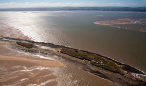 Hilbre Island Merseyside aerial photograph