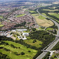 Kings Business Park Knowsley Merseyside aerial photograph