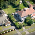 251 Menlove Ave Liverpool Merseyside UK childhood home of John Lennon  aerial photograph
