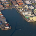 Brocklebank Dock Liverpool from the air