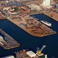 Canada Dock  Liverpool from the air