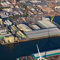 Cargill refinery at  Brocklebank Dock Liverpool from the air