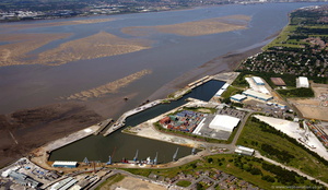 Garston Docks aerial photograph