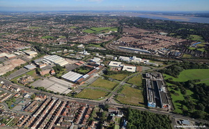 Liverpool Innovation Park on  aerial photograph