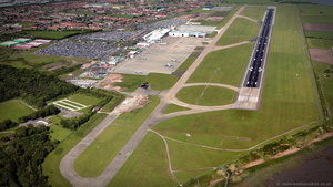 Liverpool John Lennon Airport aerial photograph