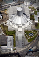 Liverpool Metropolitan Cathedral  aerial photograph