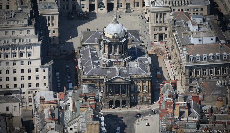 Liverpool Town Hall aerial photograph