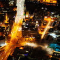 Liverpool night aerial photo 