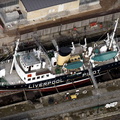 Edmund Gardner pilot ship Liverpool  aerial photograph