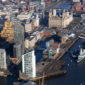 Prince's Dock, Liverpool  from the air
