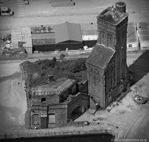 pump house on Liverpool Docks  aerial photograph