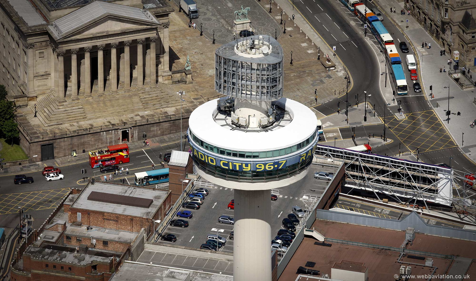 Radio City Tower Liverpool  aerial photograph