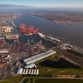 Seaforth Docks, Liverpool,  from the air