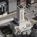 George's Dock Ventilation and Control Station, Pier Head  Liverpool  aerial photograph