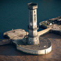 Victoria Tower, Liverpool  aerial photograph
