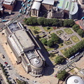 St Gorges Hall Liverpool Merseyside UK aerial photograph