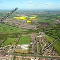 Aintree Liverpool Merseyside UK aerial photograph