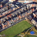 Penny Lane Liverpool  Merseyside UK aerial photograph