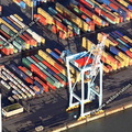 Royal Seaforth Dock Liverpool part of Liverpool FreeportMerseyside aerial photograph
