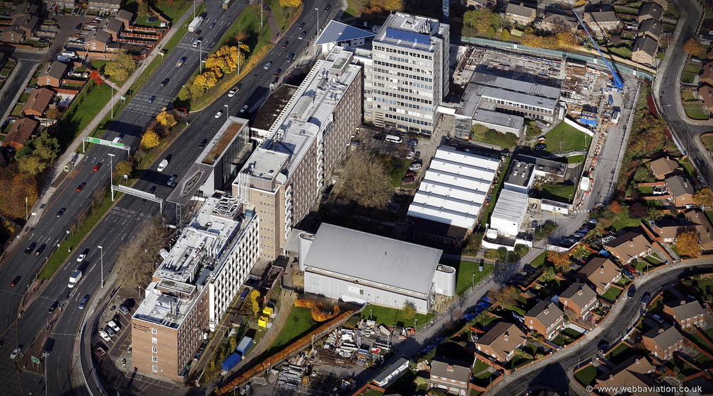 Liverpool John Moores University  aerial photograph