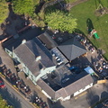 the Running Horses pub Lydiate Merseyside from the air