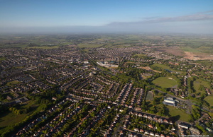 Maghull Merseyside from the air