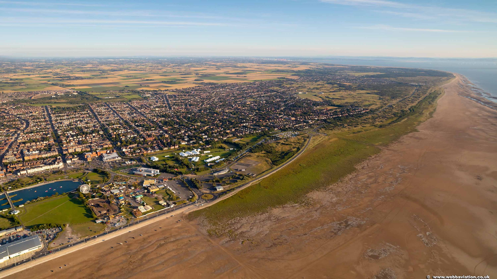 Ainsdale-on-Sea Southport aerial photo