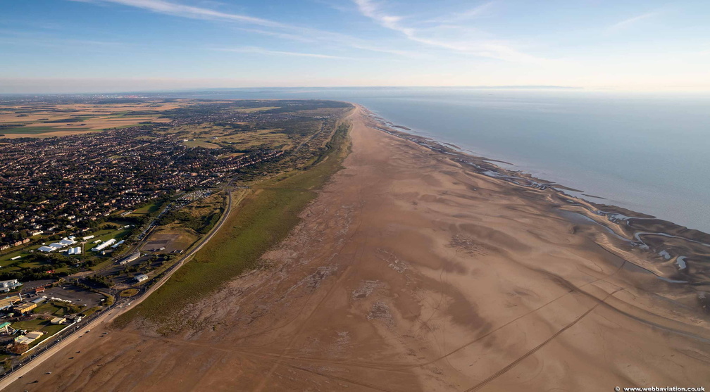 Birkdale Sands  Southport aerial photo