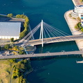 Marine Way Bridge Southport aerial photo