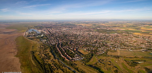 Southport panoramic aerial photo
