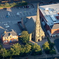 St George's URC Church Southport aerial photo