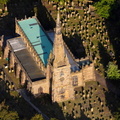 St Helen's Church, Sefton from the air
