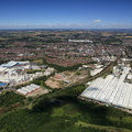 Pilkingtons glass works St Helens  from the air