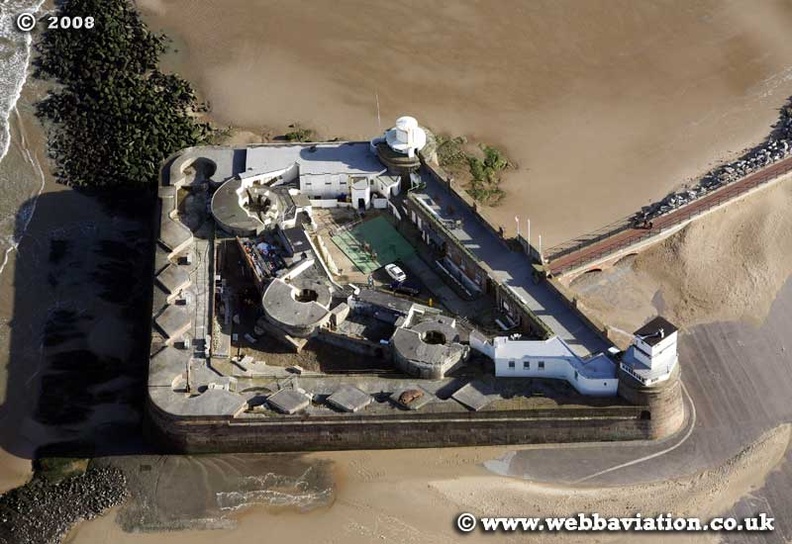 Fort Perch Rock  New Brighton  UK aerial photograph
