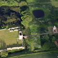 aerial photograph of Baconsthorpe Castle  Norfolk UK