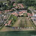 aerial photograph of Burnham Deepdale Norfolk UK