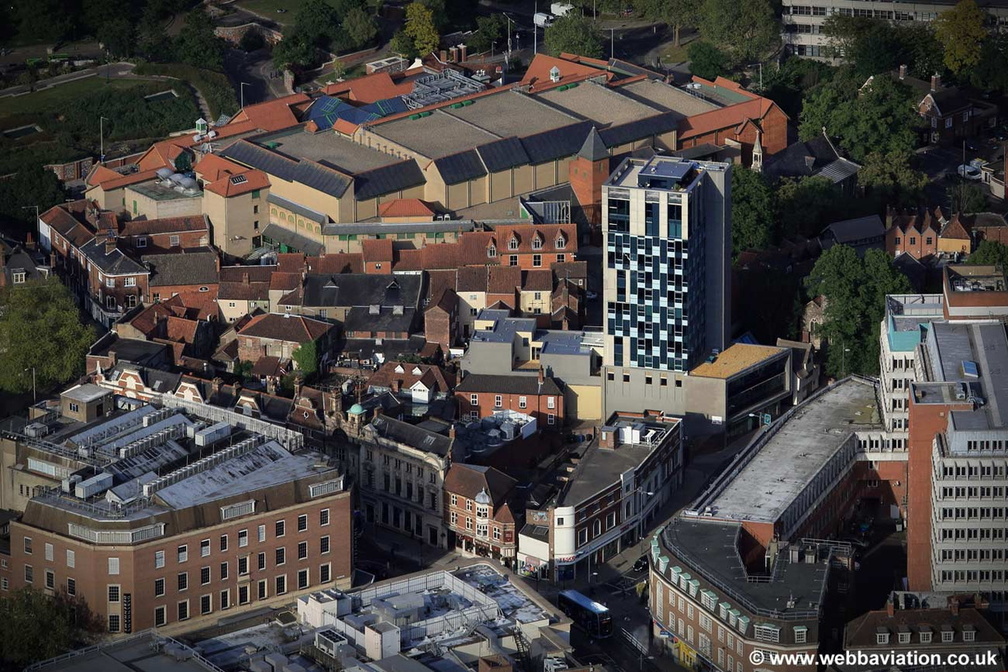 Westlegate Tower  Norwich aerial photo