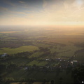 Swafield at sunset  aerial photograph