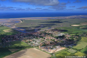 aerial photograph of Wells-Next-The-Sea NR23 1AQ Norfolk UK