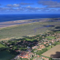 aerial photograph of Brancaster Norfolk England UK