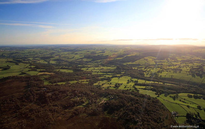Brimham Rocks aerial photograph