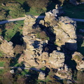 Brimham Rocks aerial photograph