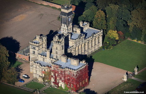 Carlton Towers Yorkshire  aerial photograph