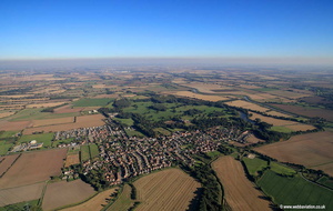 Carlton Yorkshire  aerial photograph