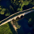 New River Bridge Castle Howard Yorkshire  aerial photograph