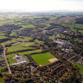 Catterick Garrison North Yorkshire  from the air