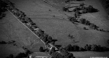 Burwen Castle Roman forts Elslack - OLENACVM.   from the air